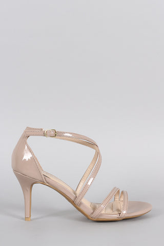 Breckelle Leopard T-Strap Platform Heel