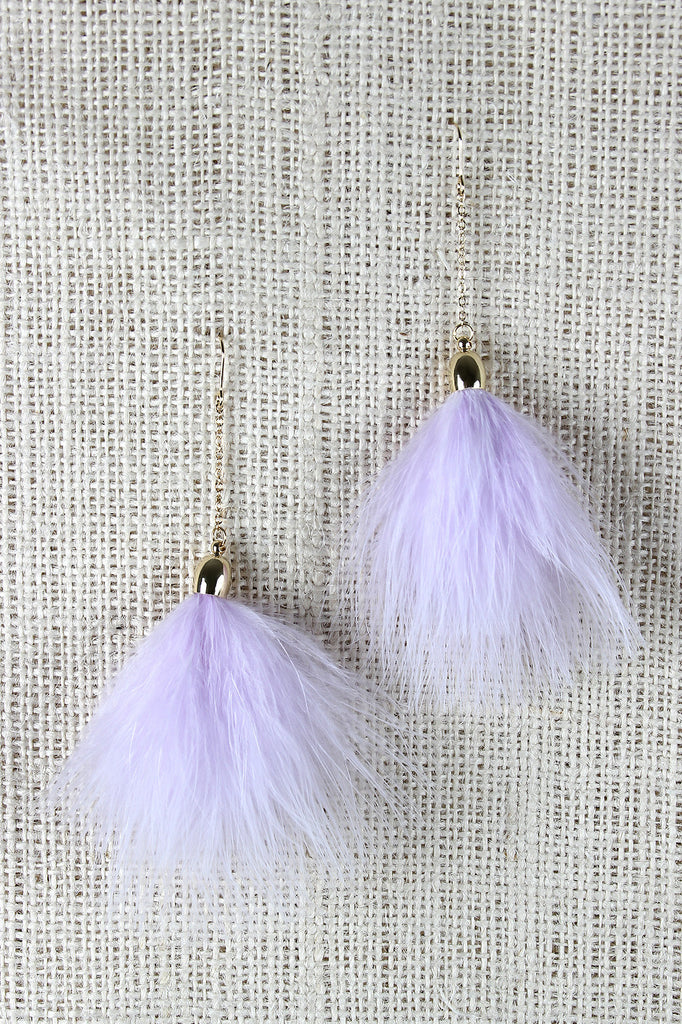 Festive Fine Fluff Earrings