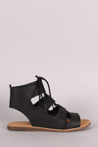 Faux Fur Round Toe Lug Sole Mid Calf Boots