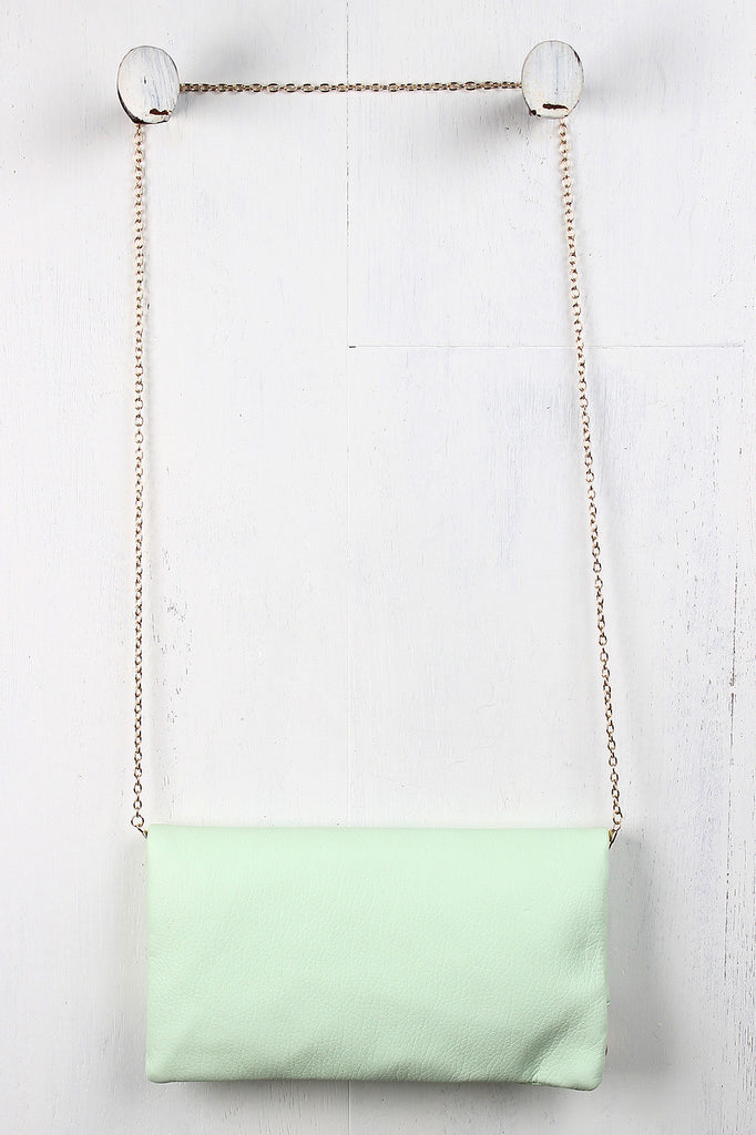Detachable Chain Flap Clutch Bag