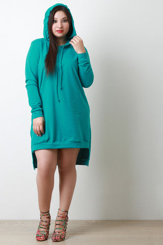 Mock Neck Cold Shoulder Keyhole Dress