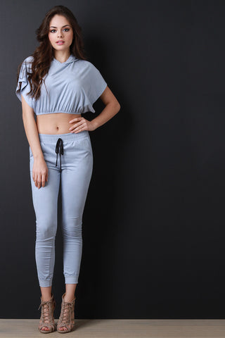 High Waist Distressed Skinny Denim Pants