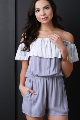 High Waist Distressed Frayed Hem Denim Shorts