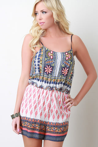 High Waist Distressed Frayed Hem Denim Shorts