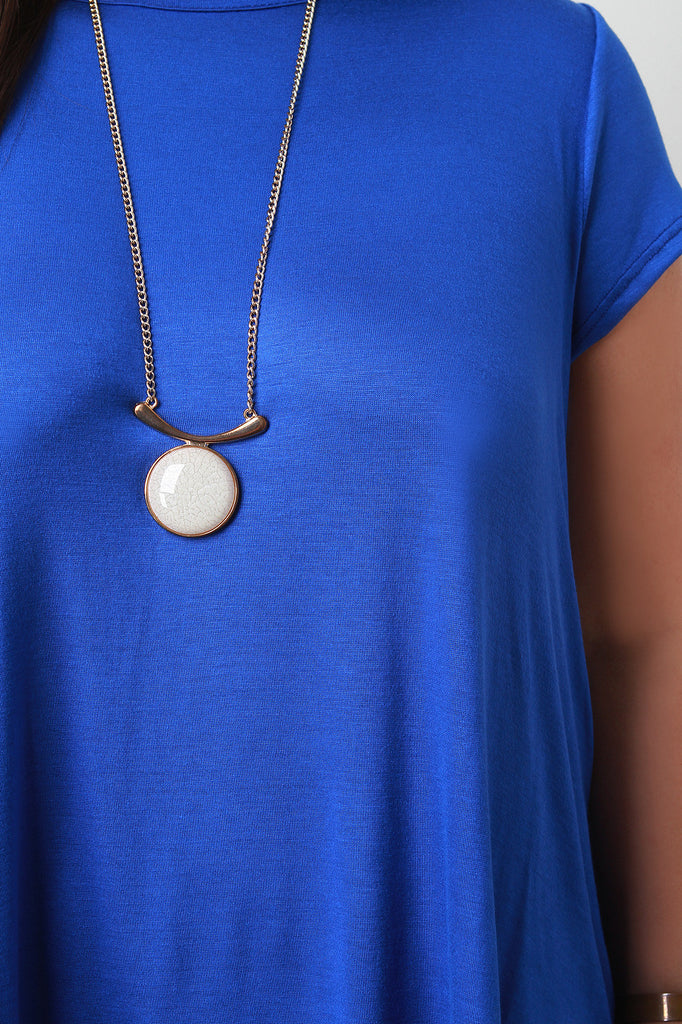 Crochet Open Back Short Sleeve Top