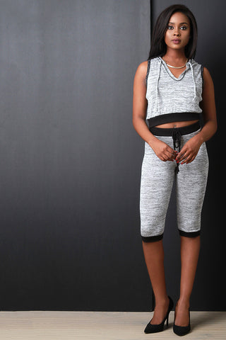 High Waist Distressed Skinny Denim Pants