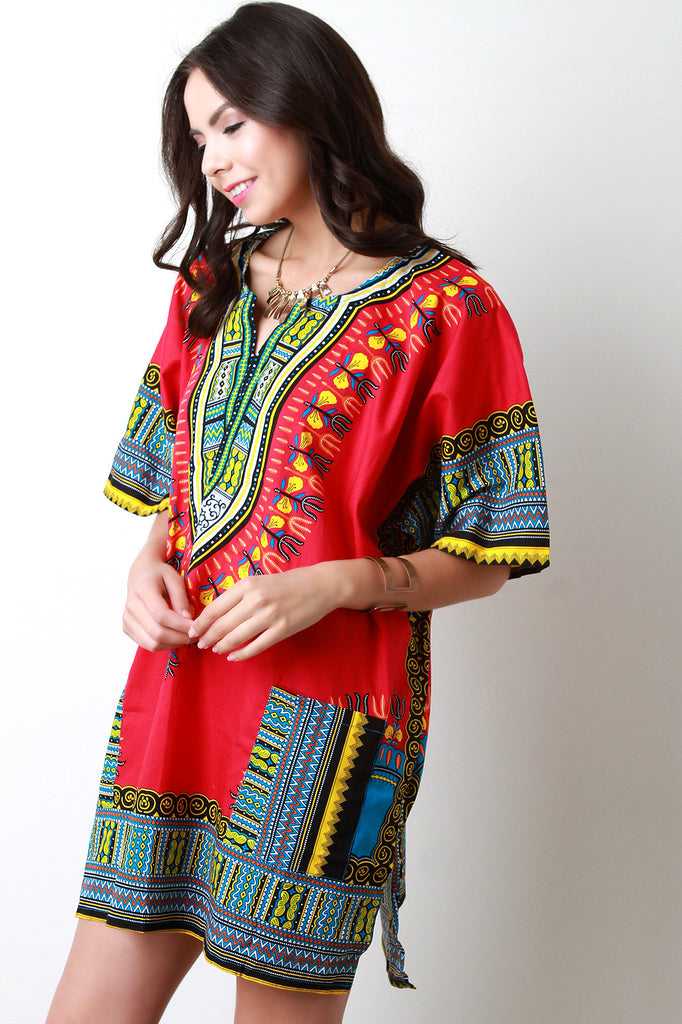 African Dashiki Long Top