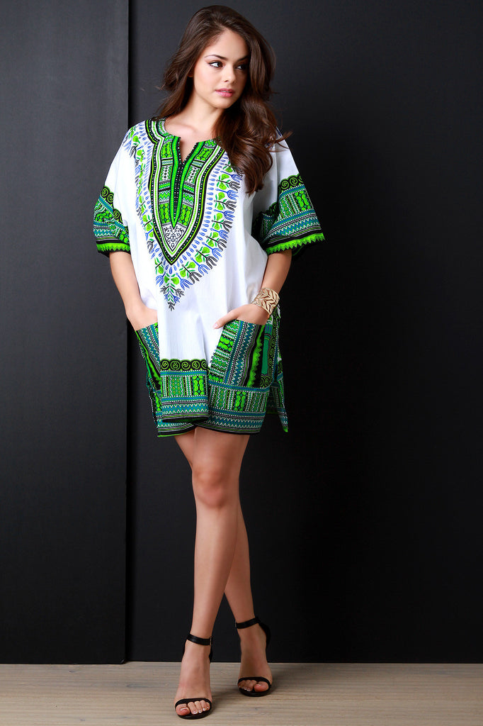 African Dashiki Long Top