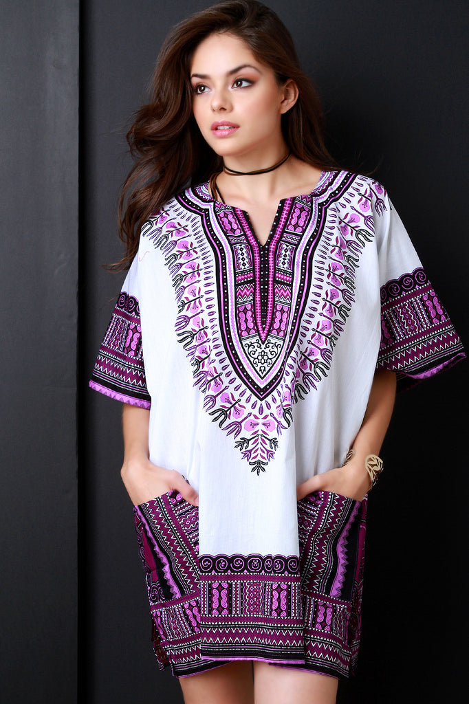 African Dashiki Long Top