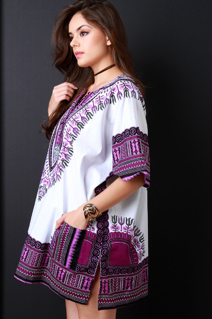 African Dashiki Long Top