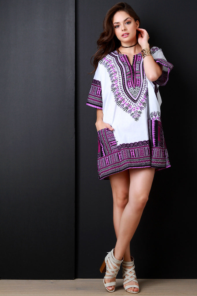 African Dashiki Long Top