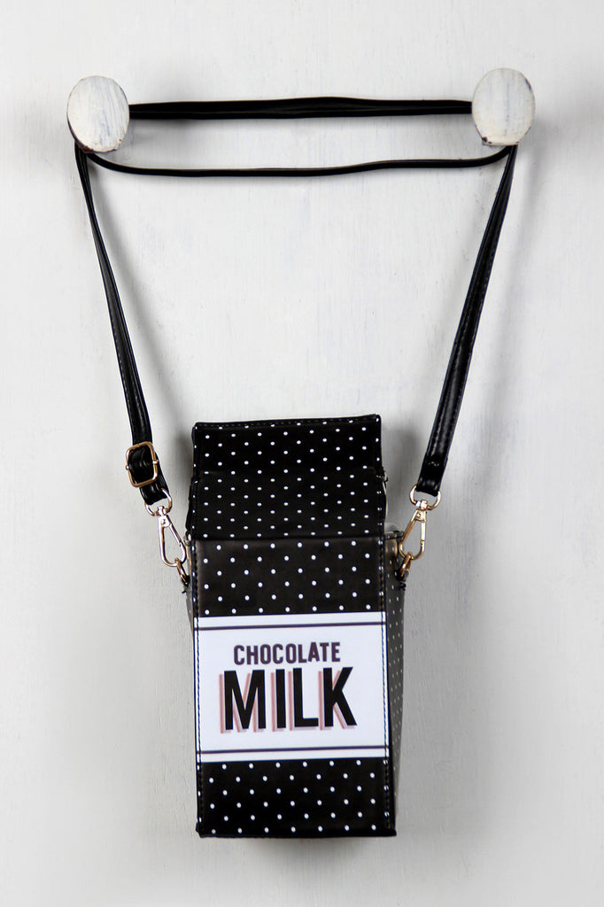 Chocolate Milk Carton Bag