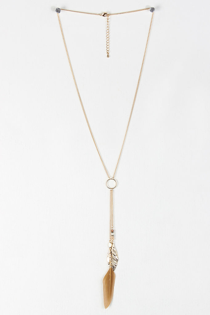 Light As A Feather Pendant Necklace