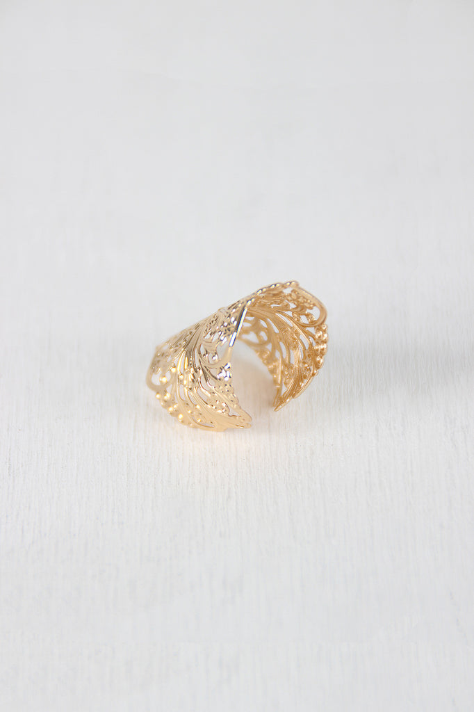 Filigree Cuff Ring