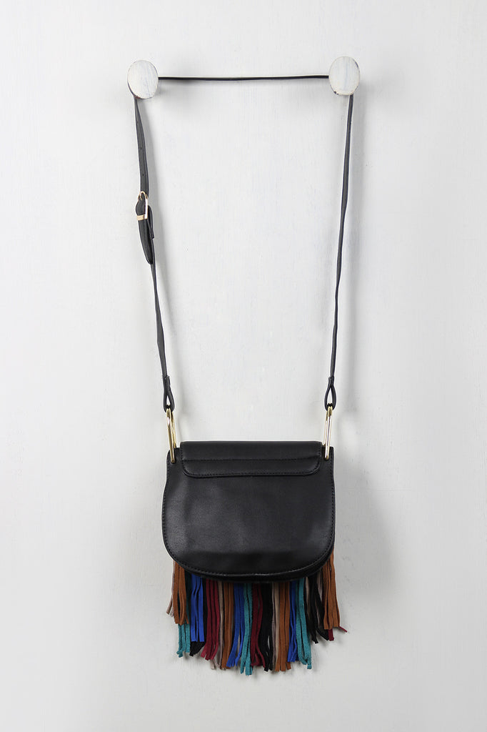 Colorful Fringe Mini Bag
