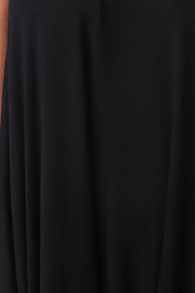 Loose Draped Jersey Tube Jumpsuit