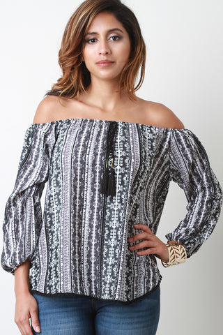 Asymmetrical Button-Up Smock Top