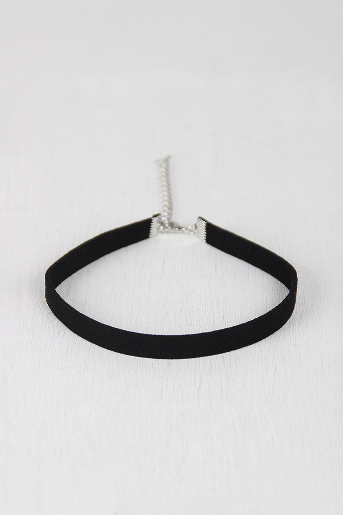 Vegan Suede Multi Layer Necklace Set