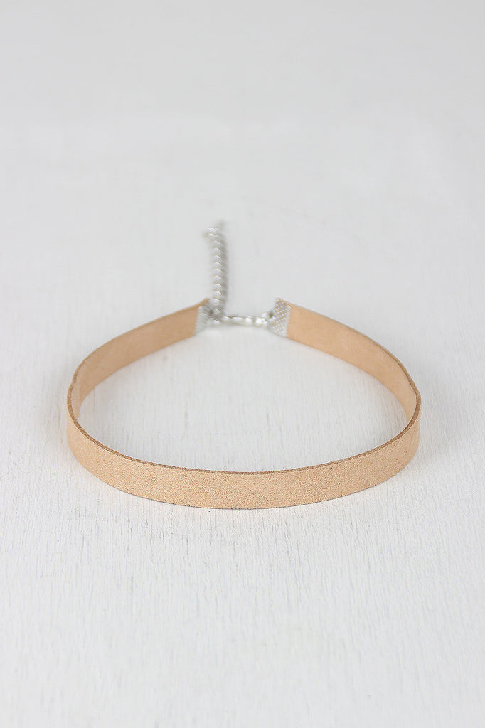 Vegan Suede Multi Layer Necklace Set