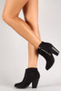 Liliana Zipper Chunky Heel Ankle Bootie