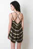 Fringe Hem Tie-Dye Romper