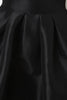Evening Taffeta Pleated High-Low Skirt