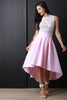 Evening Taffeta Pleated High-Low Skirt