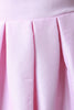 Evening Taffeta Pleated High-Low Skirt