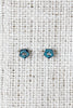 Cutout Pentagon Stud Earrings