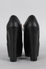 Dollhouse Round Toe Platform Heeled Booties