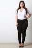 Zipper Pockets Jogger Pants
