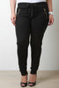 Zipper Pockets Jogger Pants