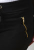 Zipper Pockets Jogger Pants