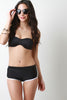 Contrast Trim Boy Short Swim Bottom