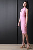 Backless Mock Neck Dress