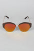 Geometric Semi-Rimless Sunglasses