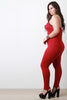 Marled Knit Sleeveless Cami Jumpsuit
