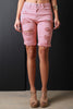 Distressed Boyfriend Denim Shorts