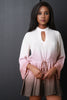 Open Back Bell Sleeve Drawstring Waist Romper