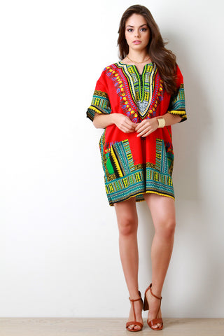 African Dashiki Long Top