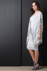 Bandanna Style Paisley Printed Fringe Hem Poncho
