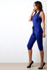 French Terry Hooded Zip-Up Jumpsuit