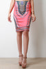 African Print Pencil Midi Skirt