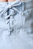 Denim Lace Up Mini Skirt