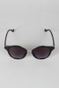 Double Bridge Contrast Cat Eye Sunglasses