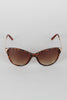 Curved Wing Silhouette Sunglasses