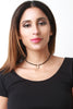 Beaded Tear Drop Choker Necklace