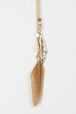 Light As A Feather Pendant Necklace