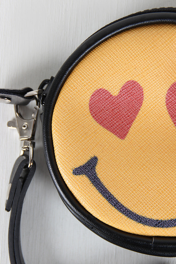 Heart Eye Emoji Coin Purse