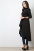Asymmetrical Hem Button Up Maxi Top